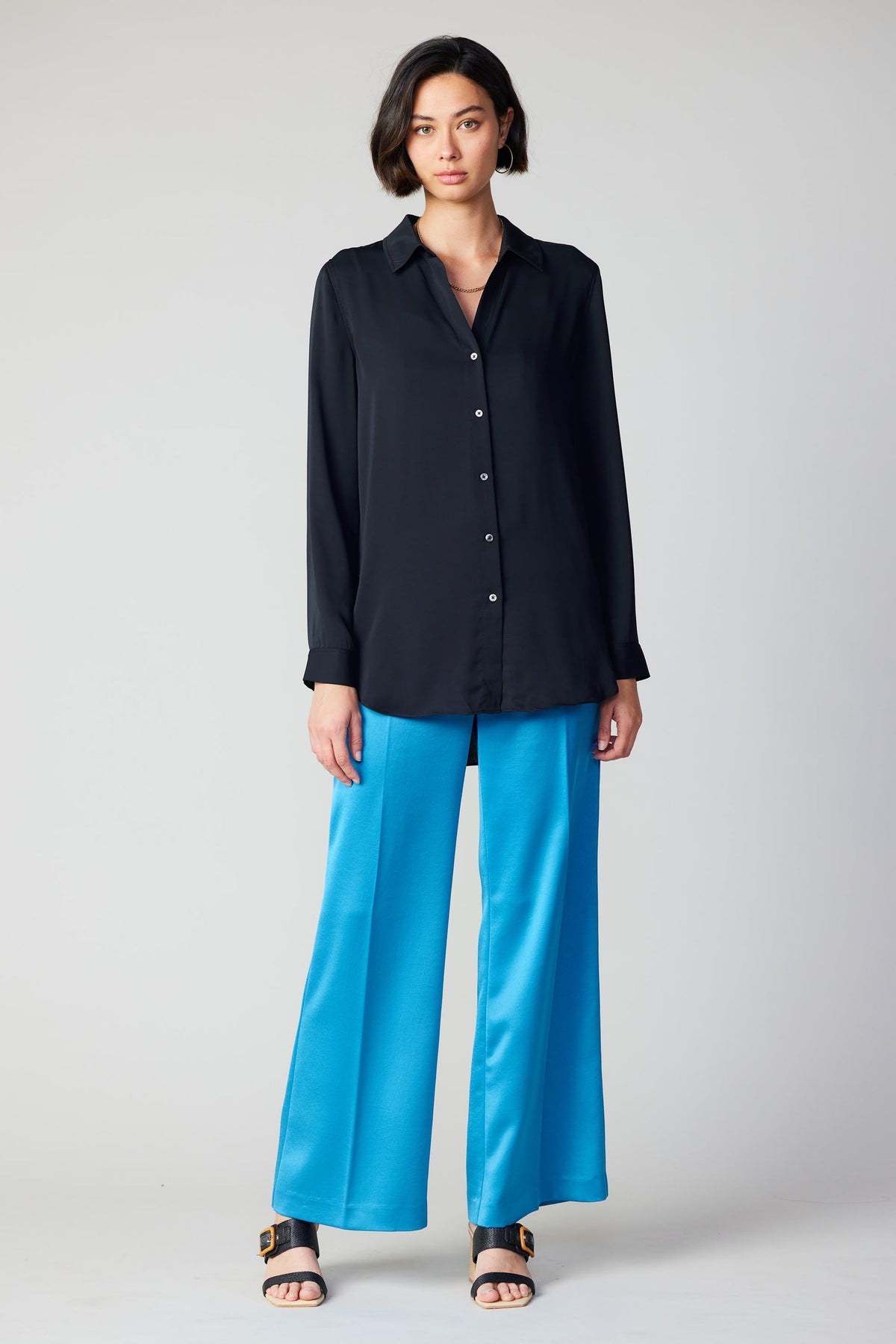 NYLAND Marion LS Spread Collar Button Down