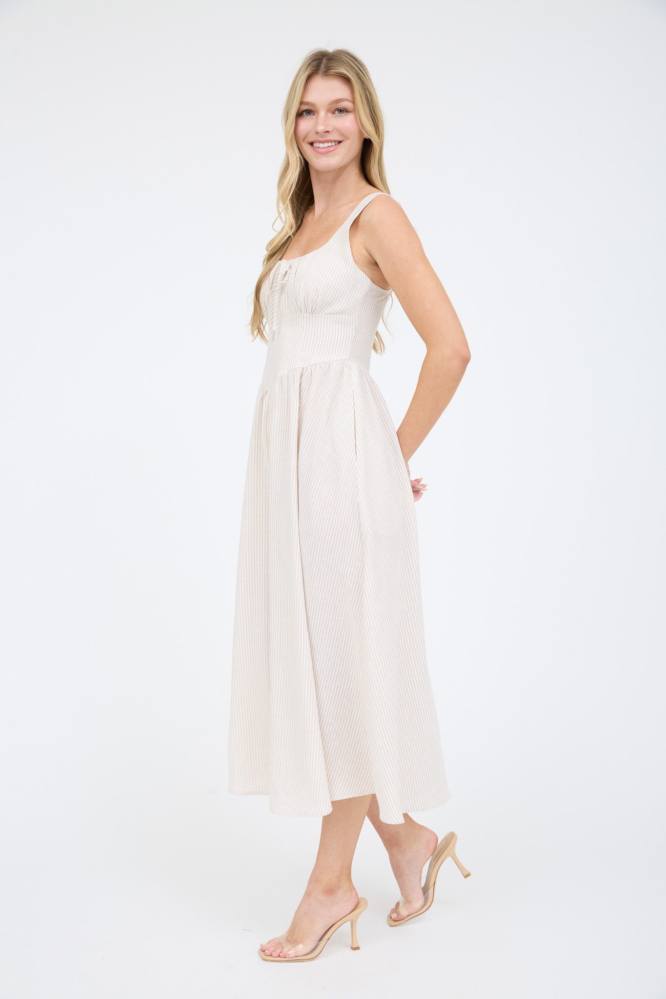 NYLAND Dahlia Dress in Cream Multi