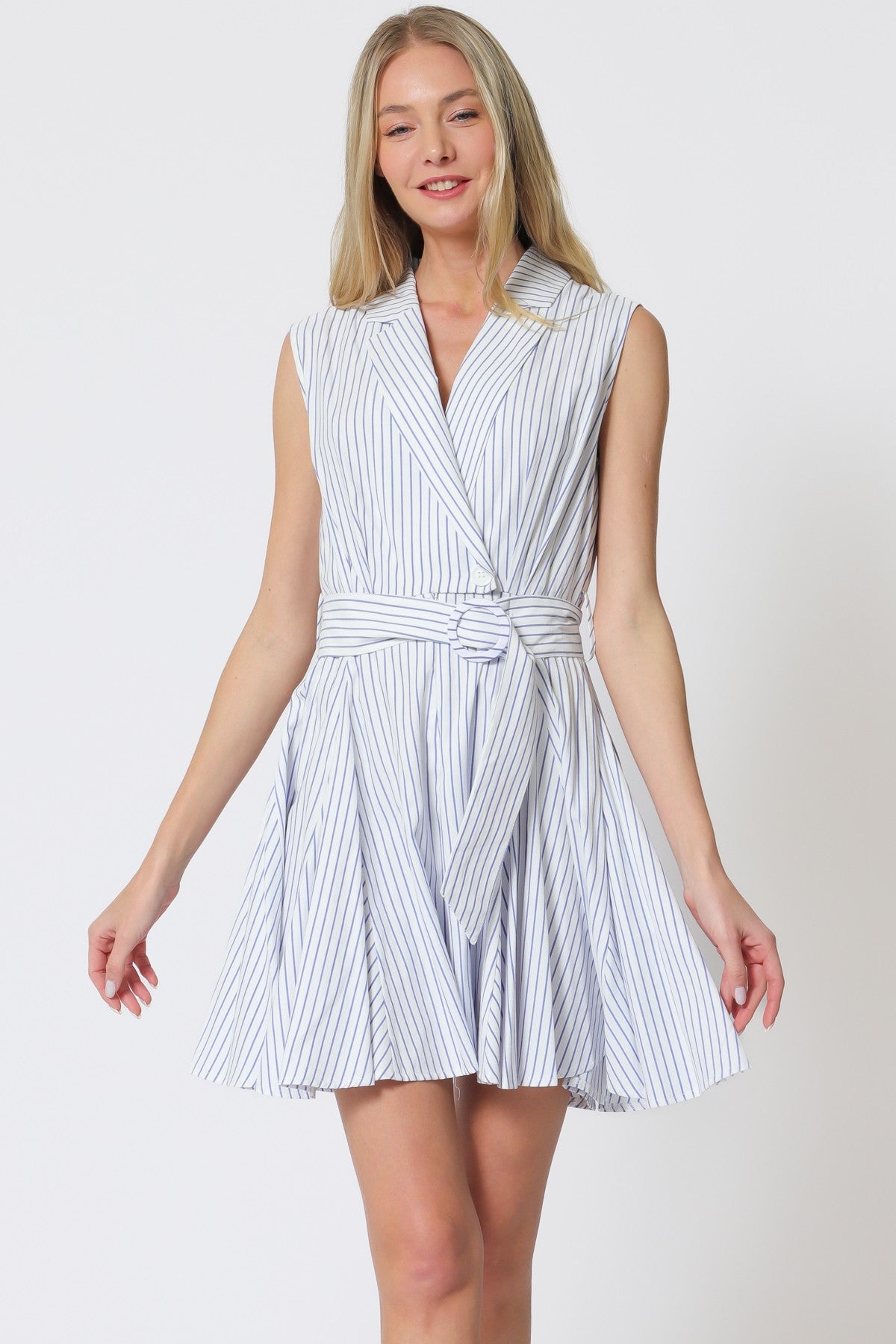 NYLAND Harmony Shoulder Pad Mini Dress