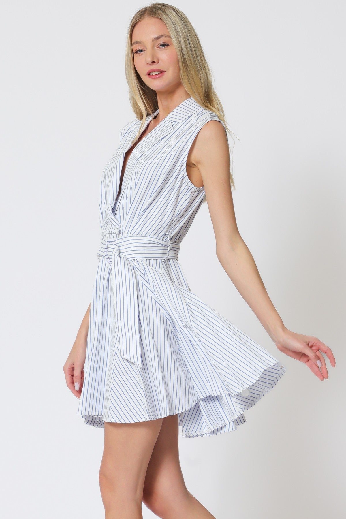 NYLAND Harmony Shoulder Pad Mini Dress