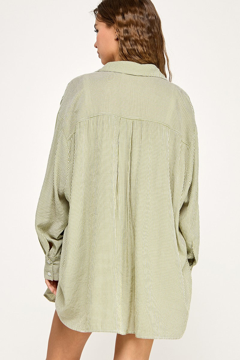 NYLAND Andi  Slouchy Button Front Top