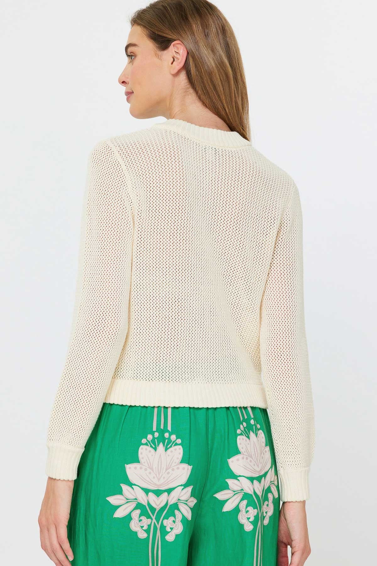 NYLAND Evaine Long Sleeve 5-Button Cardigan