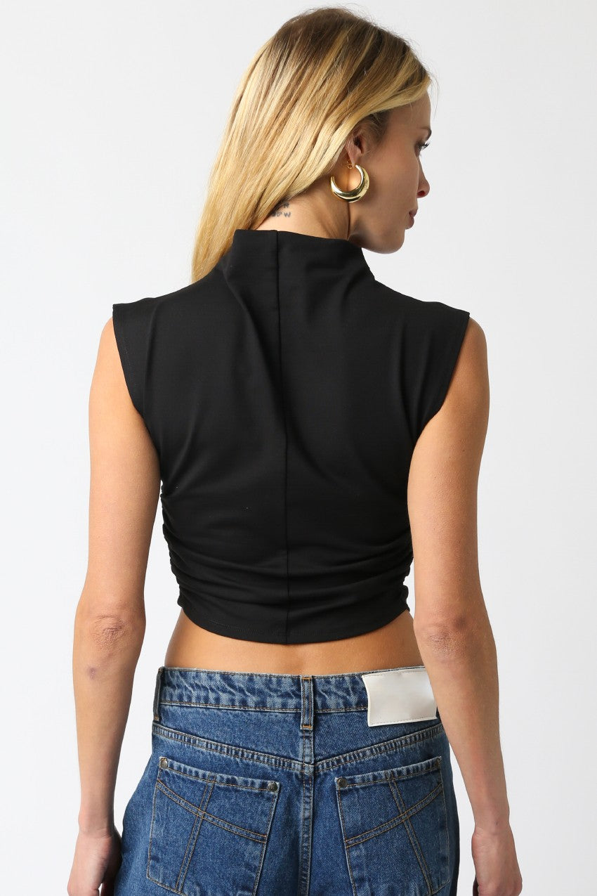 NYLAND Emeraude Cropped Top