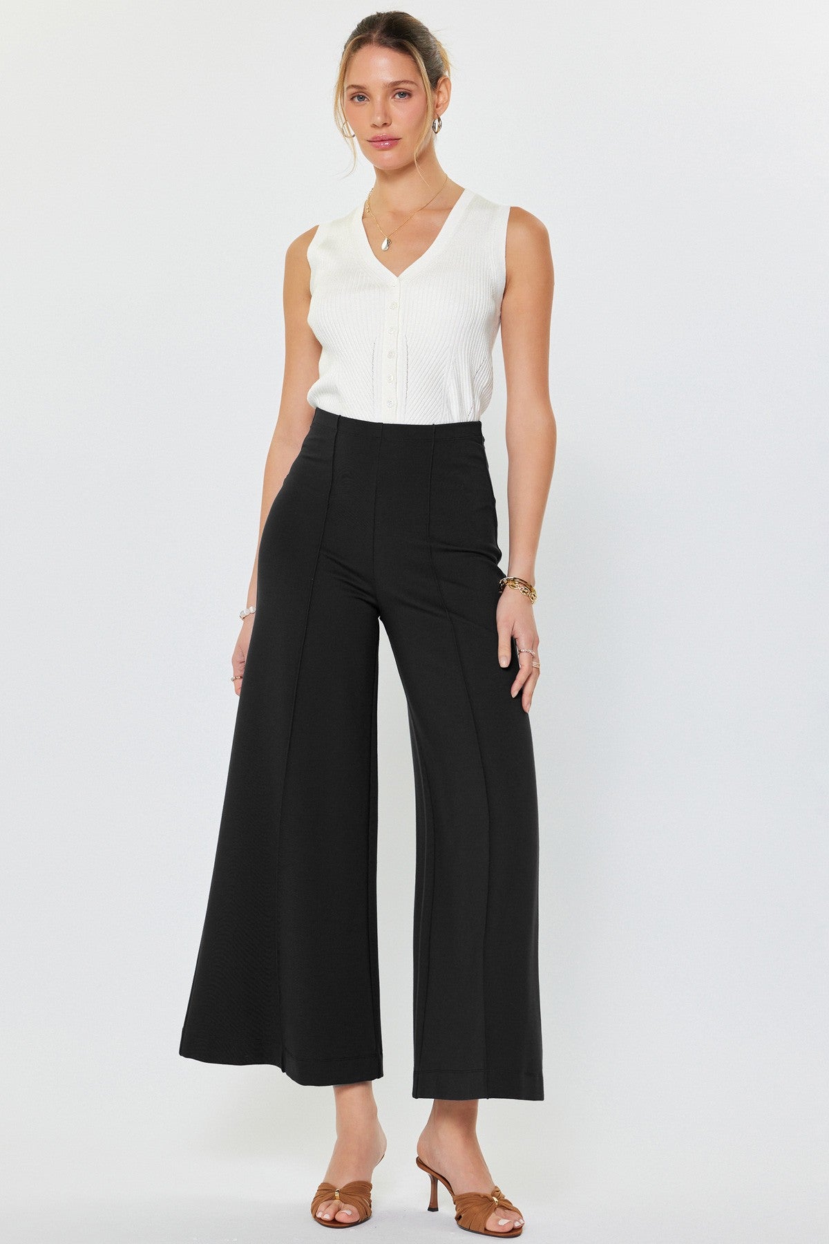 NYLAND Lexley Ponte Flared Pants