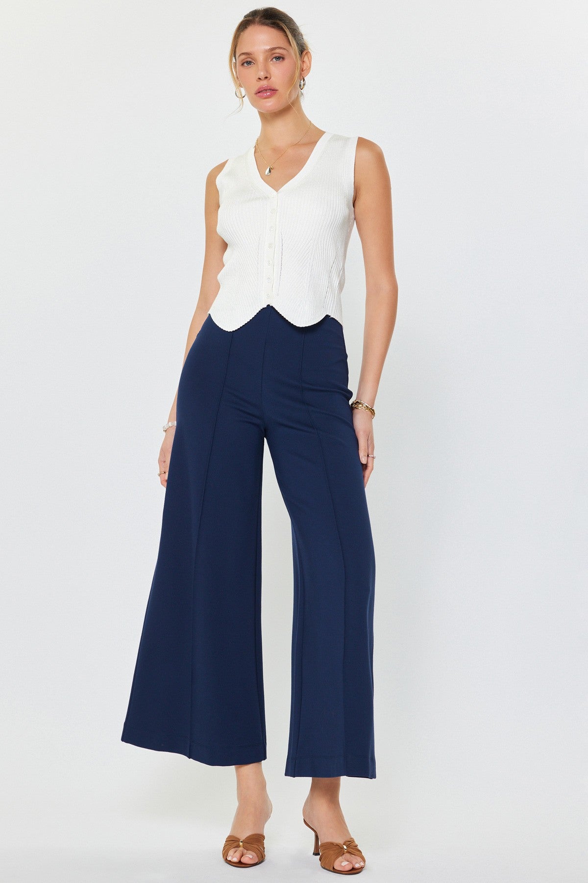 NYLAND Lexley Ponte Flared Pants