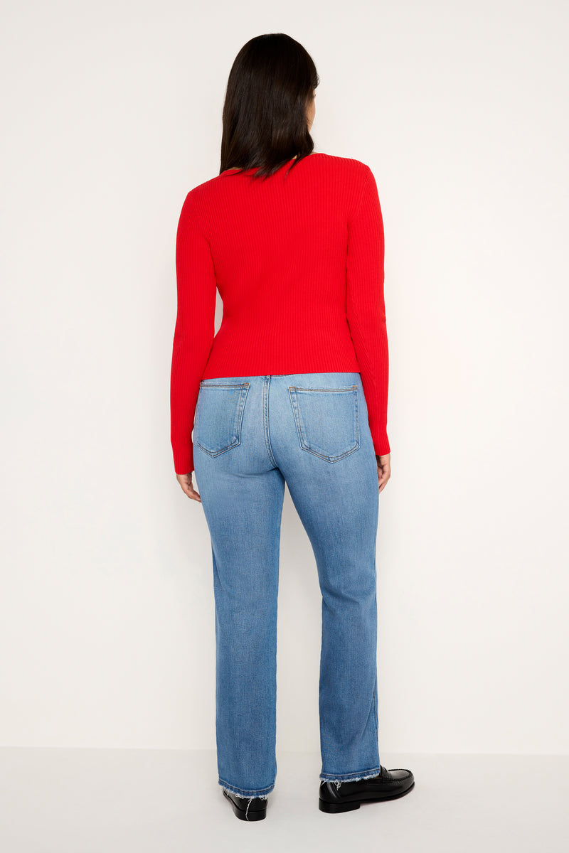 Good American Good Curve Straight Jeans in Indigo338