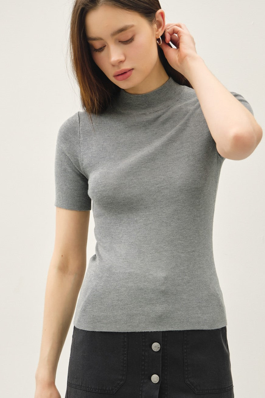 NYLAND Mable S/S Ribbed Sweater