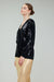 NYLAND Bria Button Front Sequin Cardigan