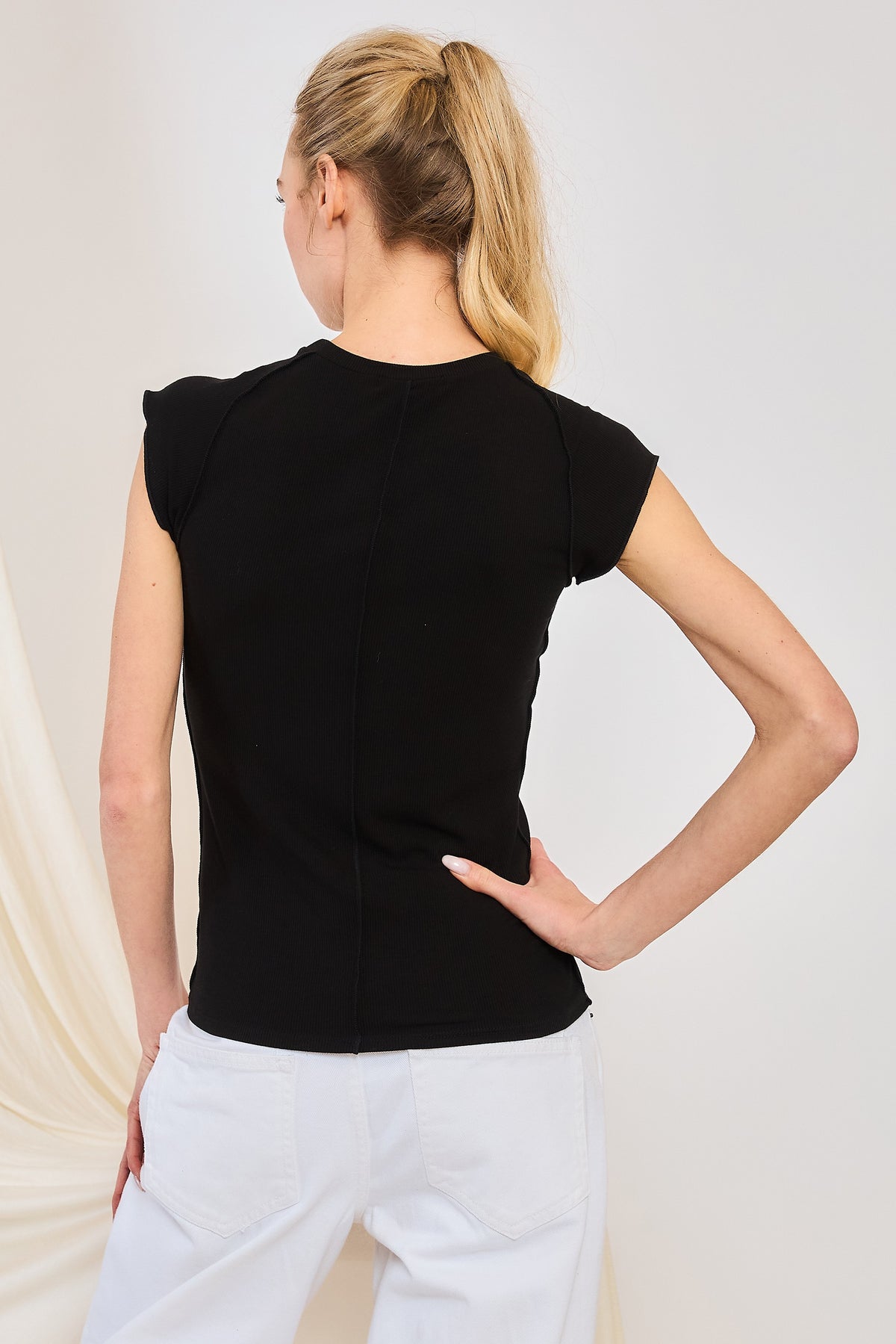 DEON Raglan Cap Sleeve Tee