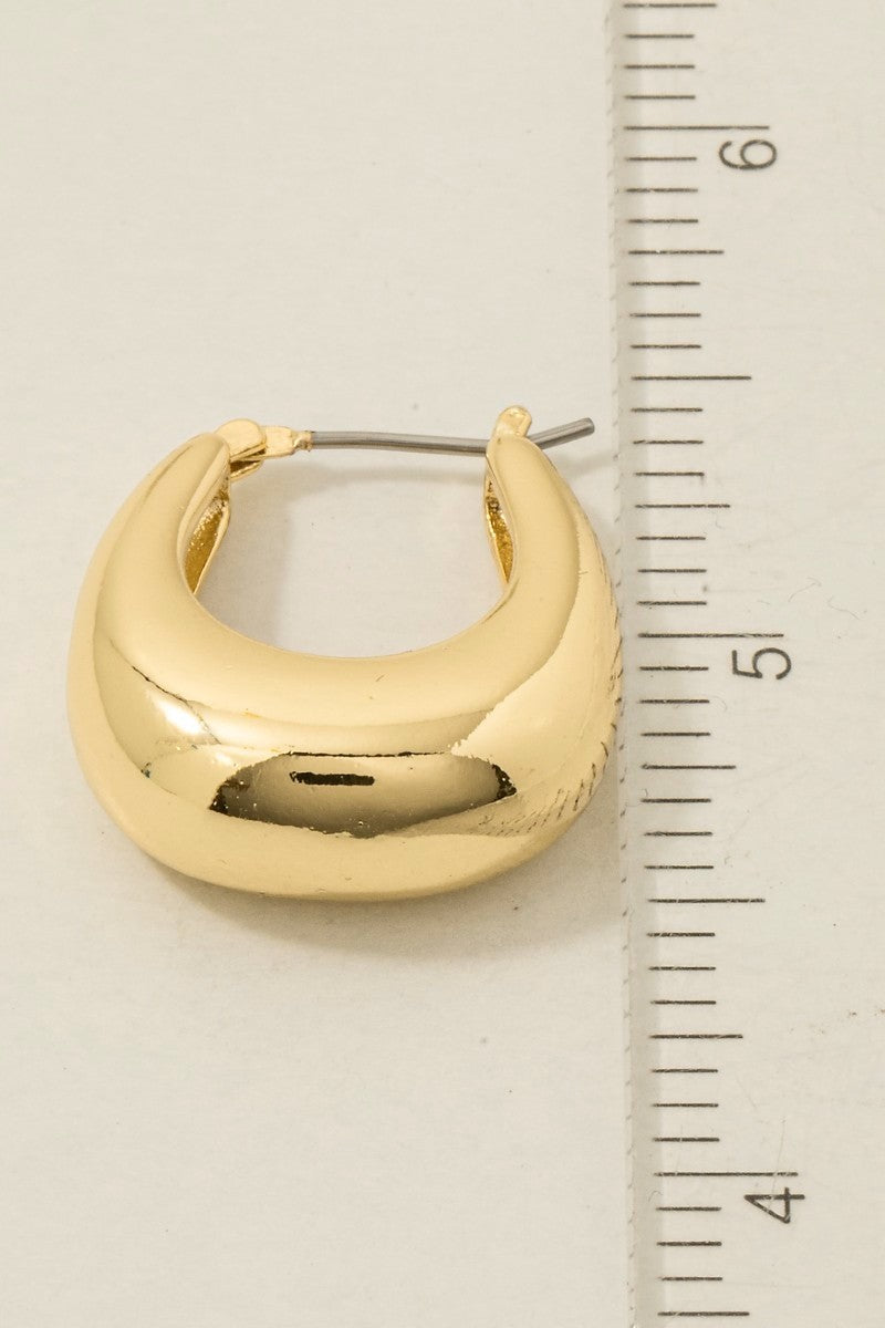 ADORN Arianna Graduated Latch Hoop Earrings