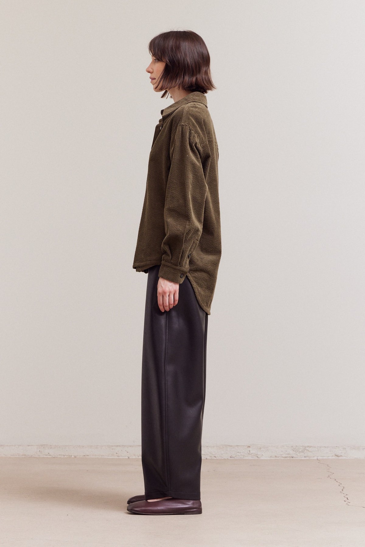 NYLAND Allegra Corduroy Button Down Shirt