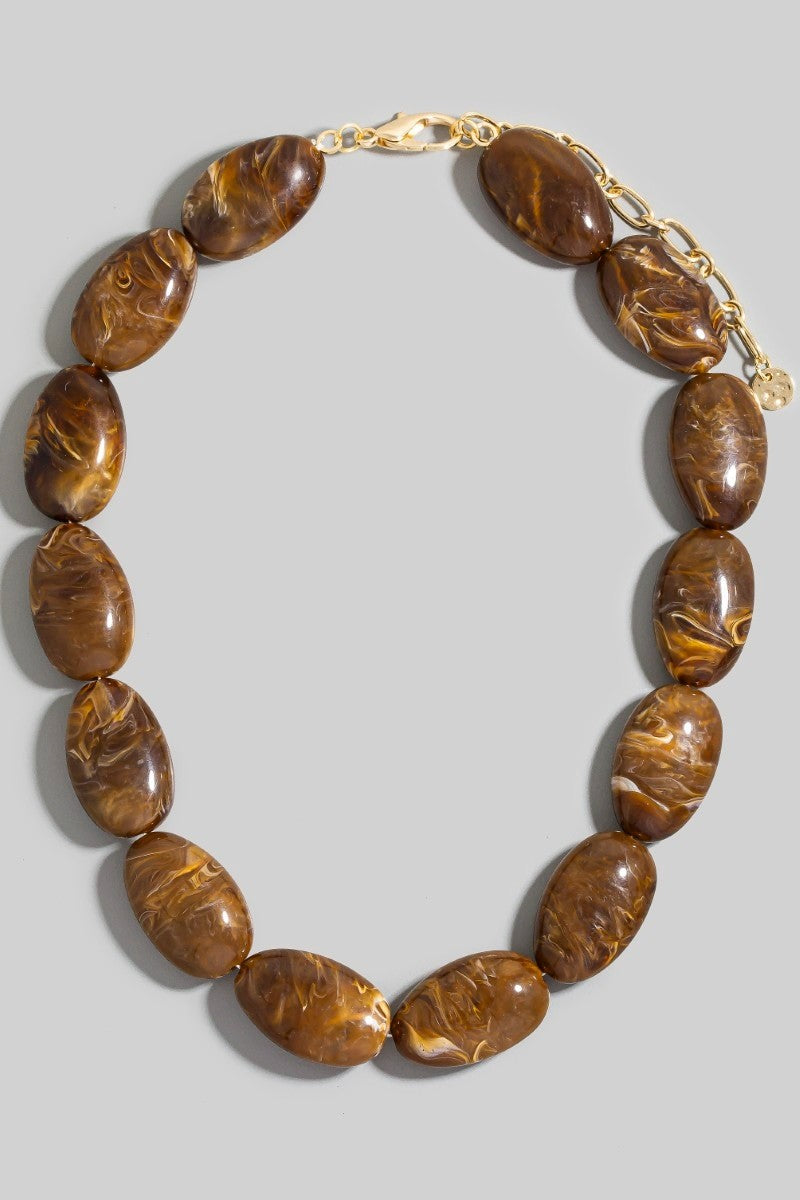 DEON Faye Oval Beads Necklace