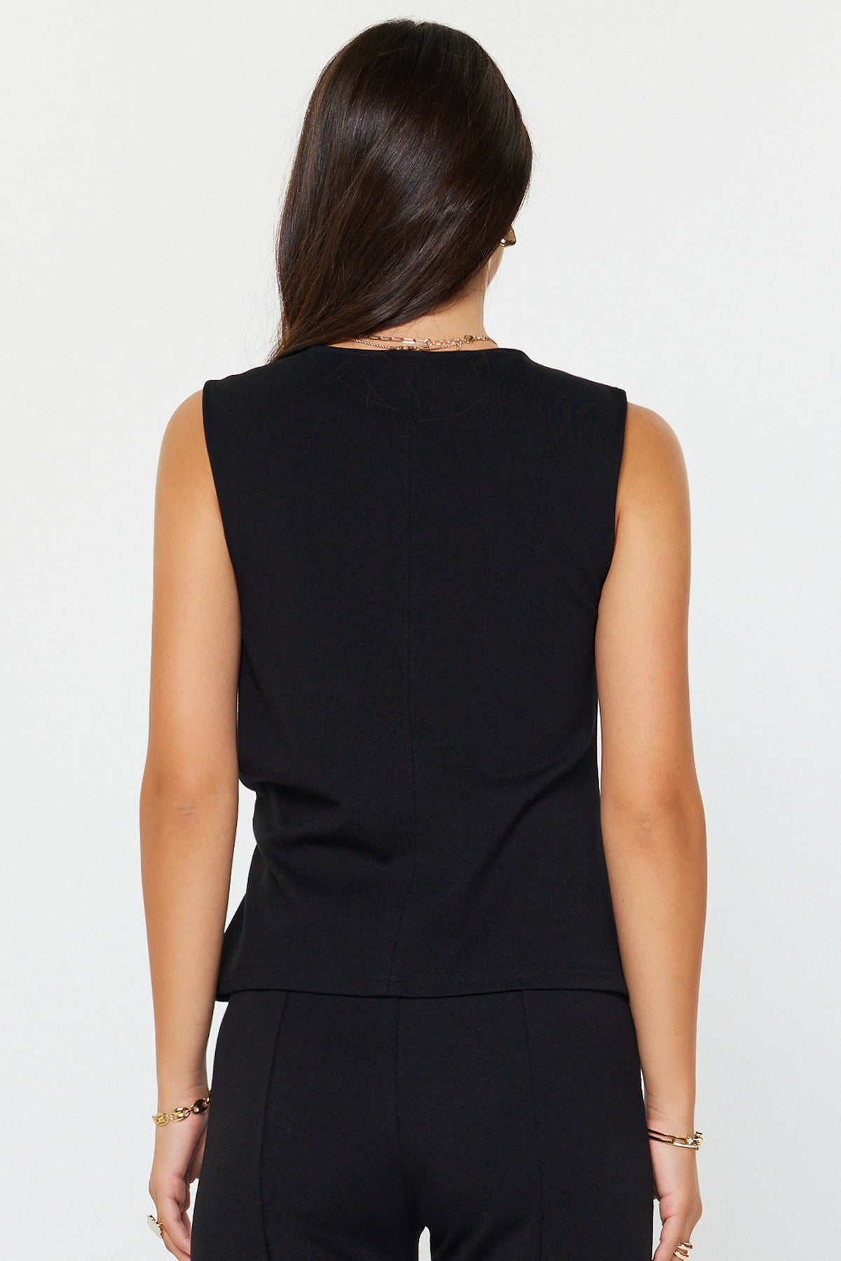 NYLAND Hartley Twist Detail Ponte Sleeve Top