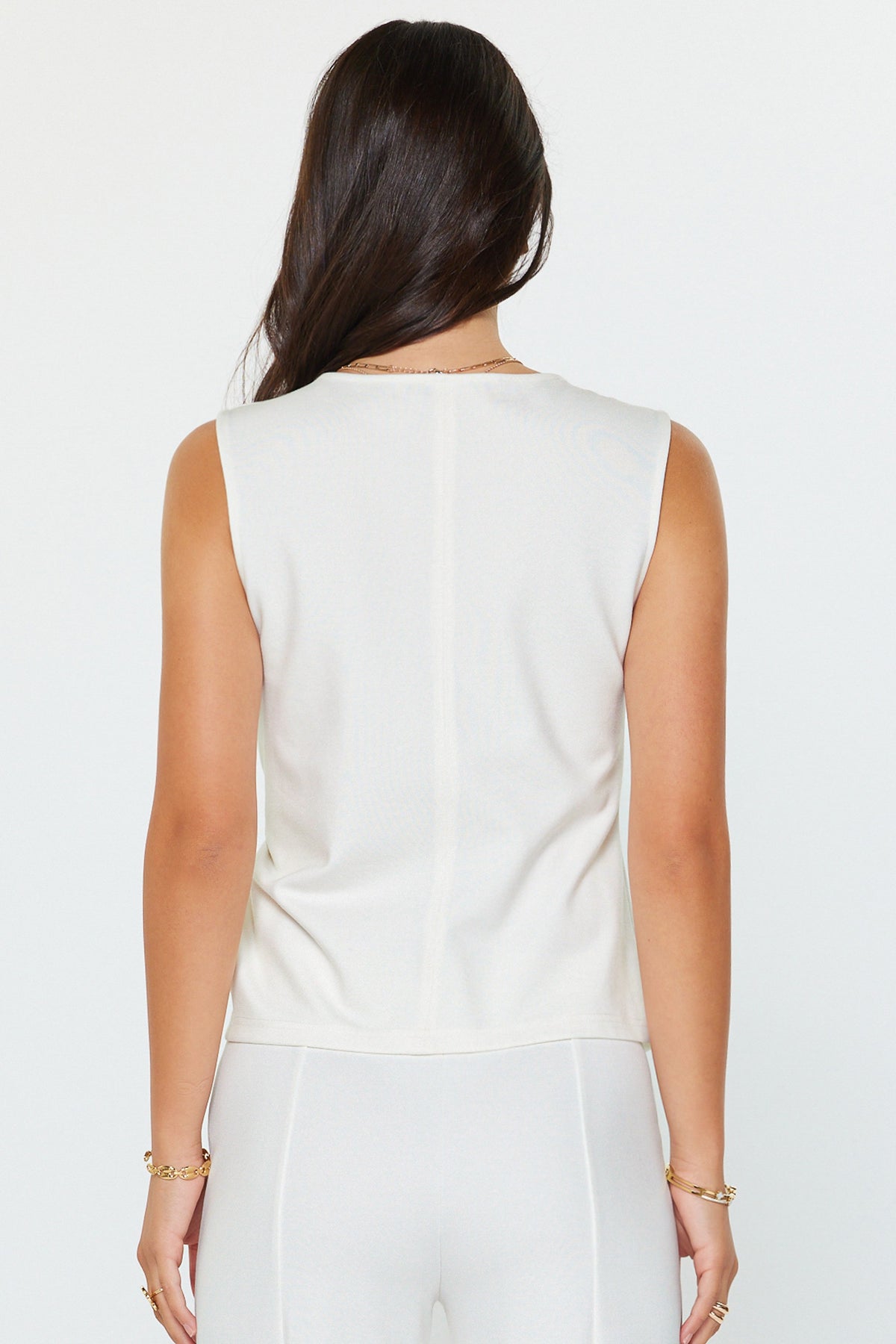 NYLAND Hartley Twist Detail Ponte Sleeve Top