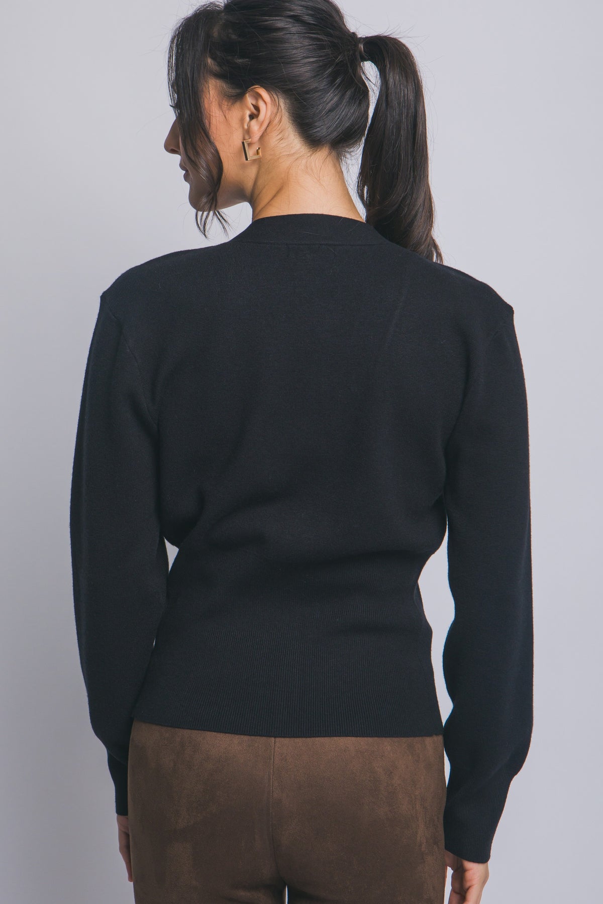 DEON V-Neck Cardigan Sweater