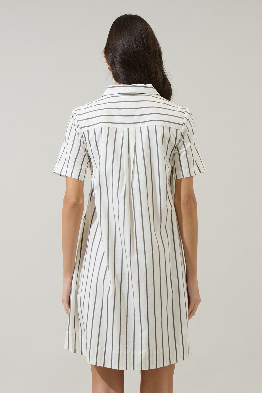 DEON Kamara Striped Mini Dress