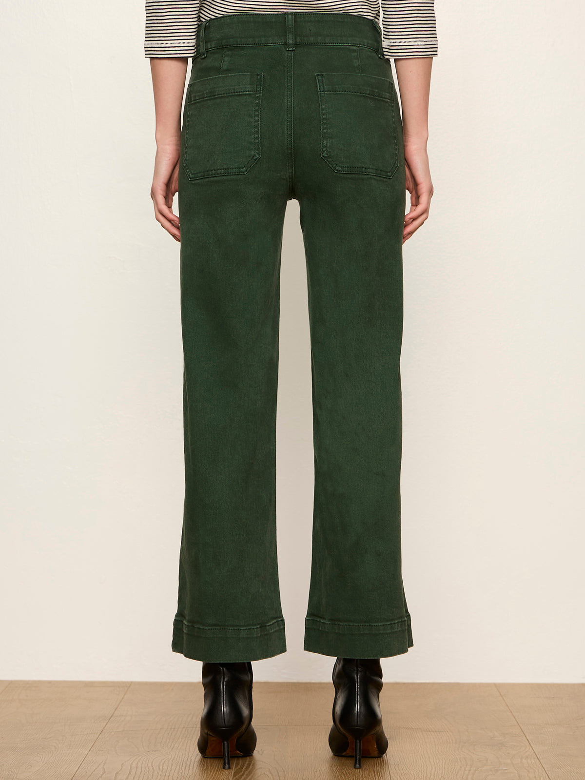 Sanctuary Chelsea Wide Leg in Washed Forest