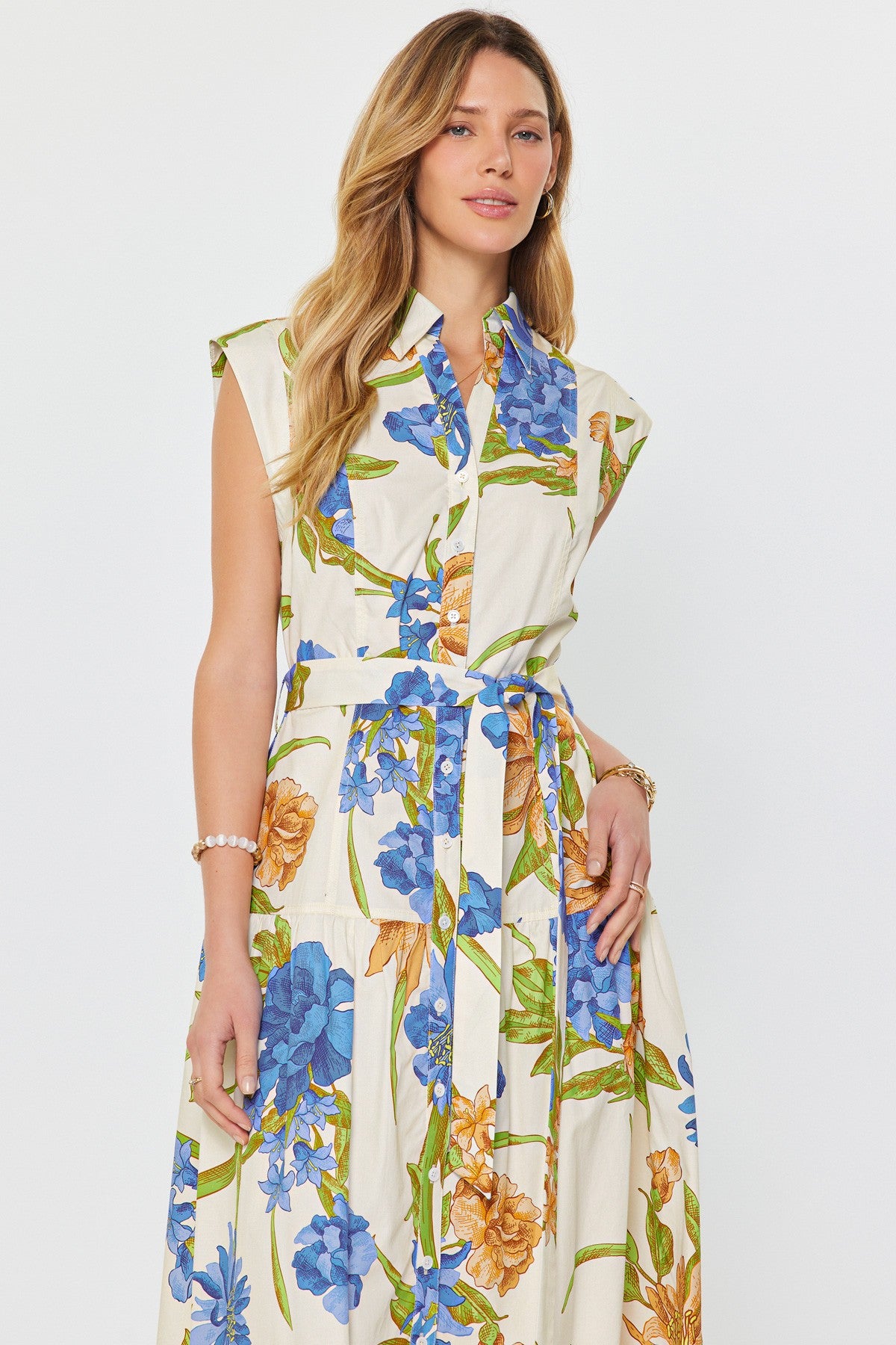 NYLAND Cosette Tiered Midi Dress