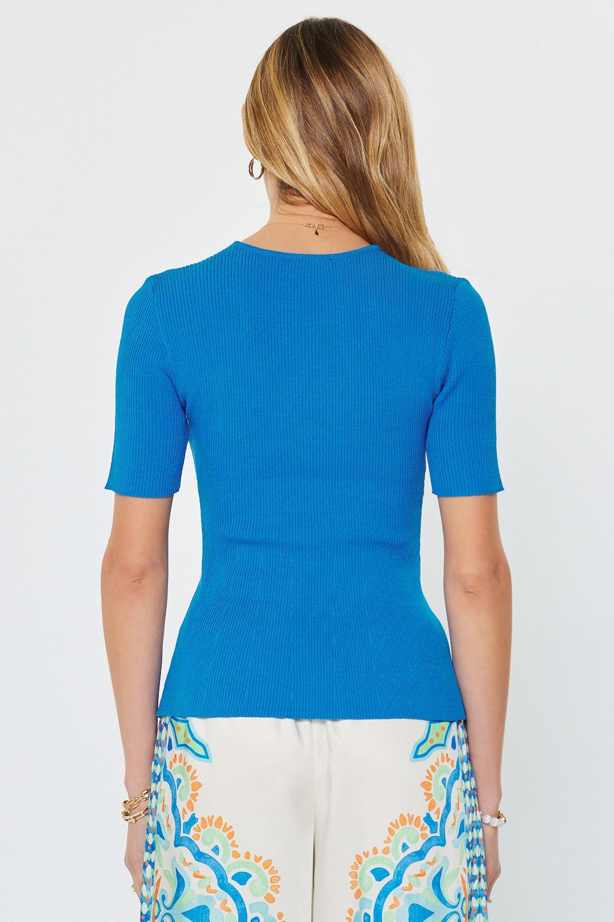 NYLAND Julieta Fitted Rib Sweater