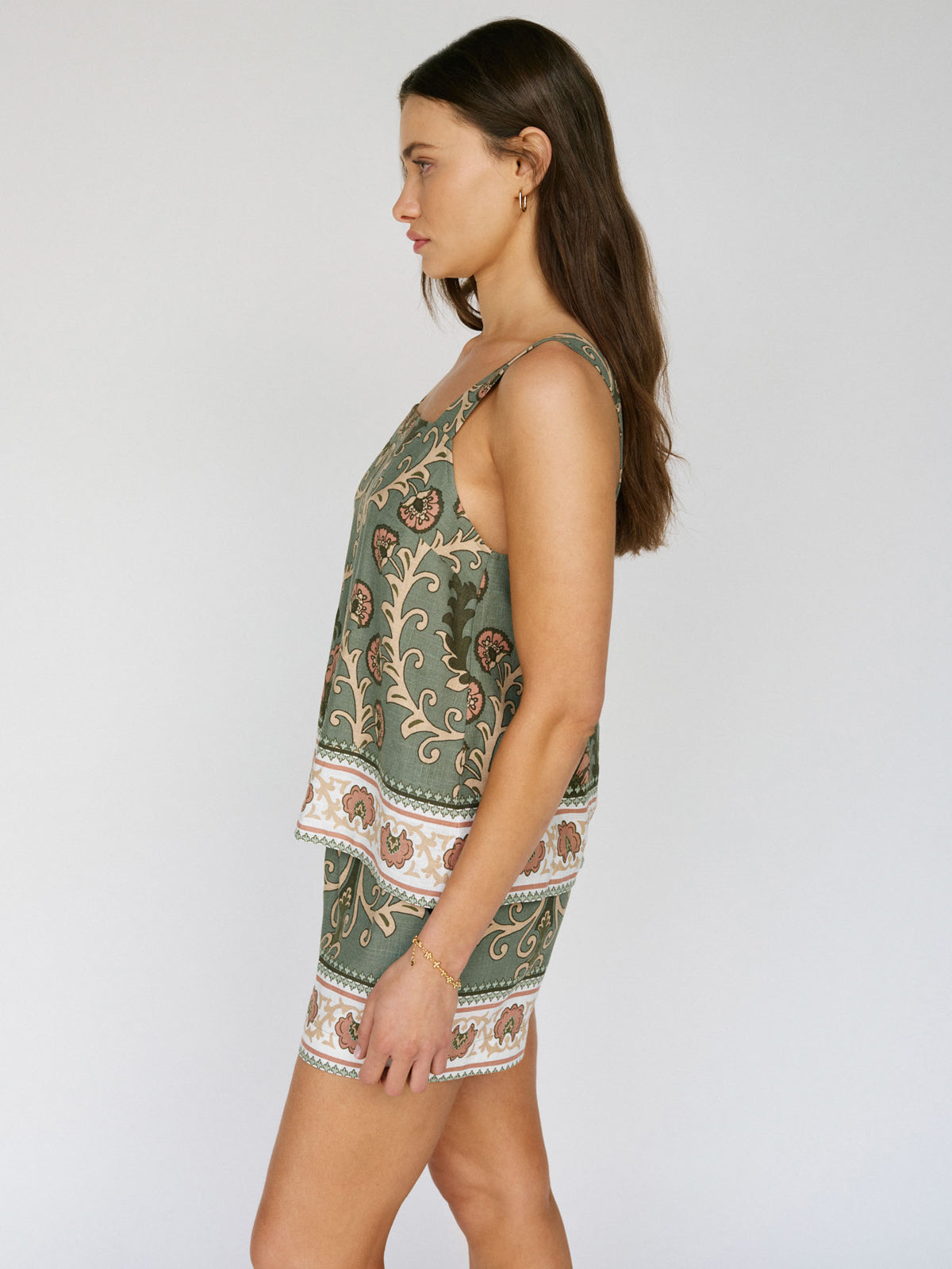 Sanctuary Button Back Cami in MZSG