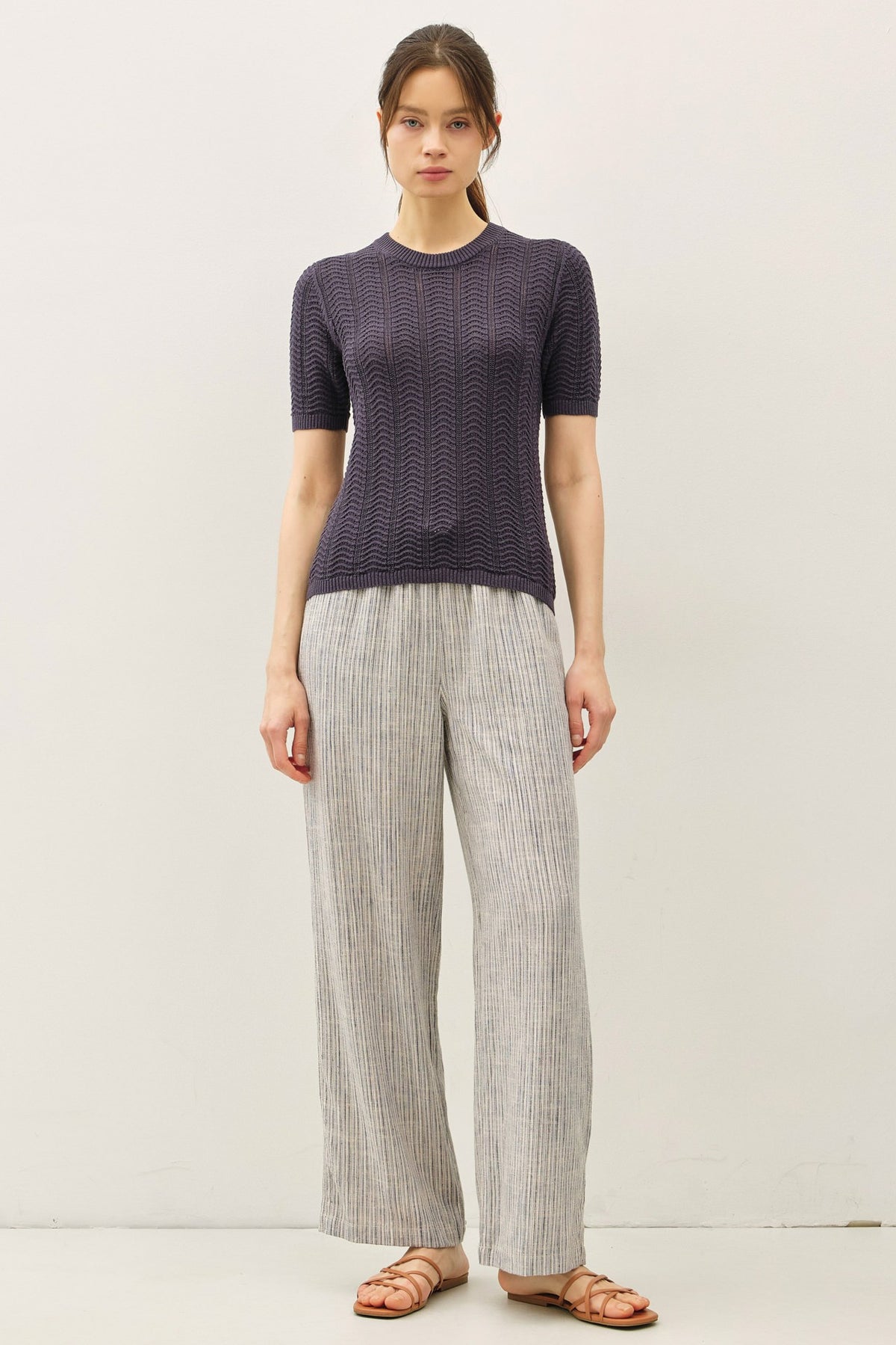 DEON Light Textured Knit Top
