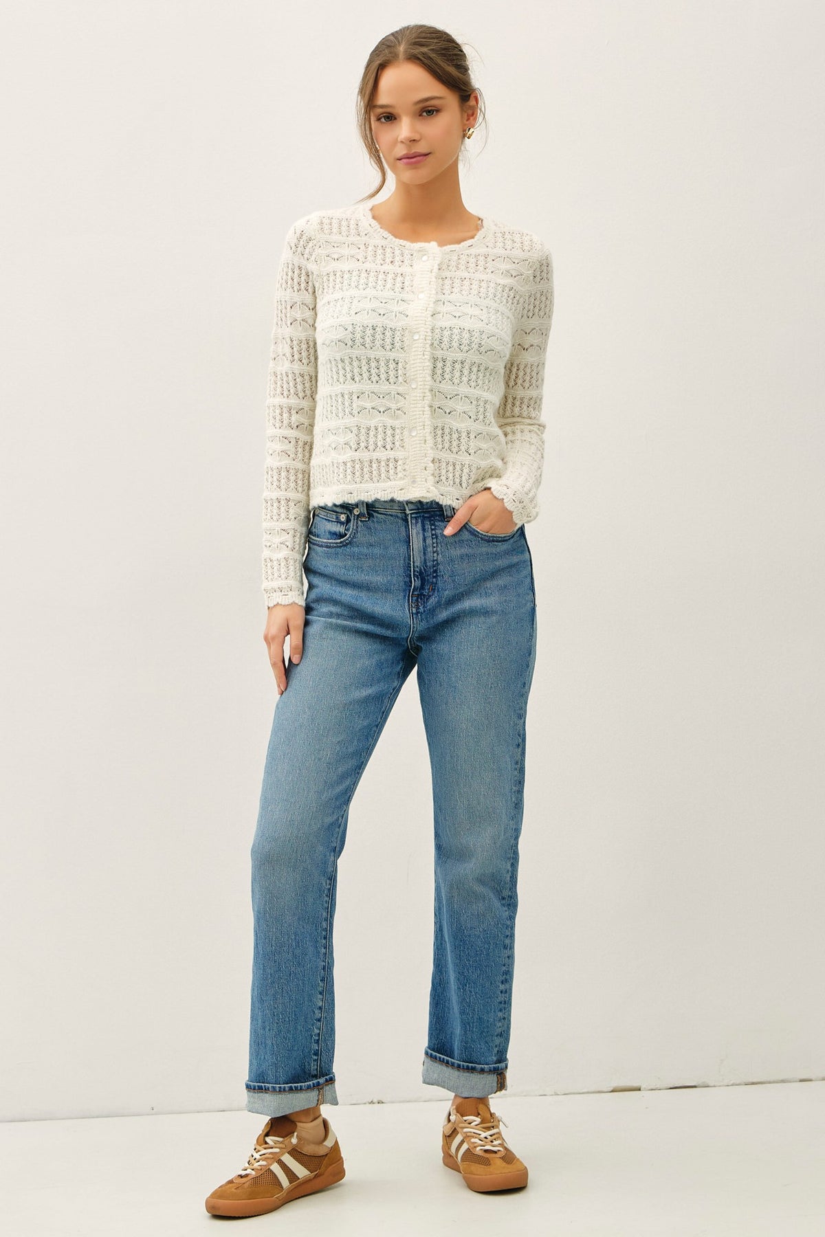 DEON Light Big Crochet Cardigan