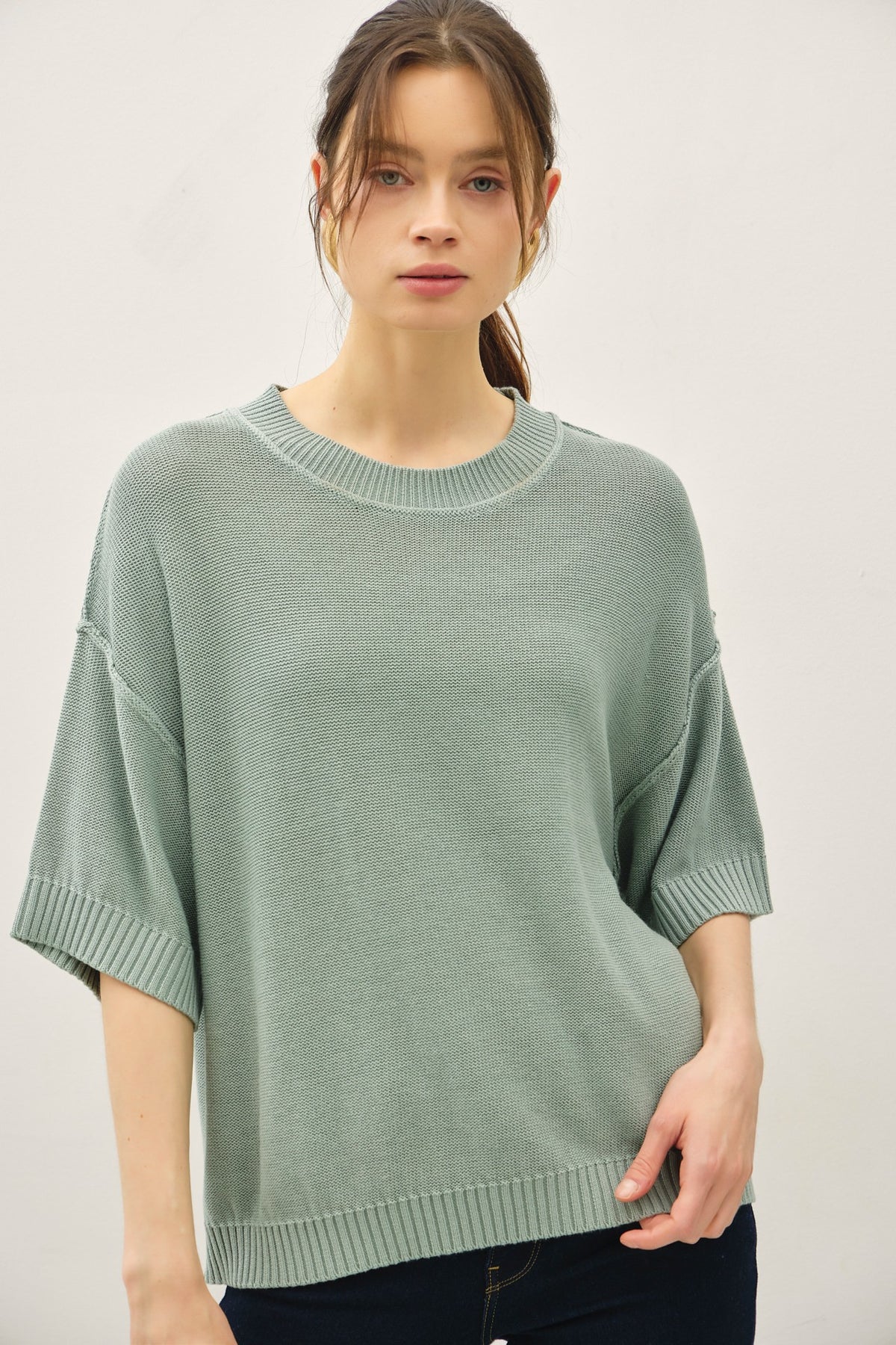 DEON Light OS Sweater Tee Jade