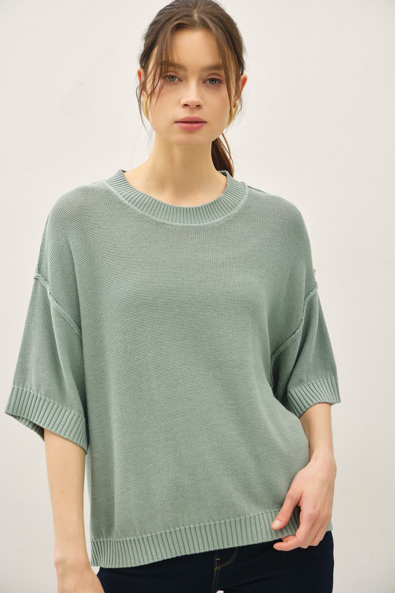 DEON Light OS Sweater Tee Jade