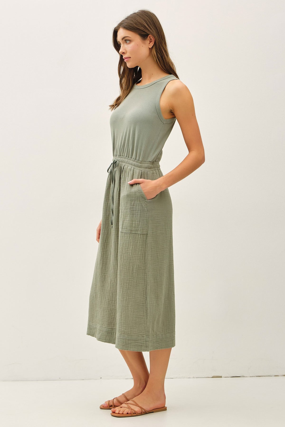 NYLAND Rhiya Tank Dress with Drawstring