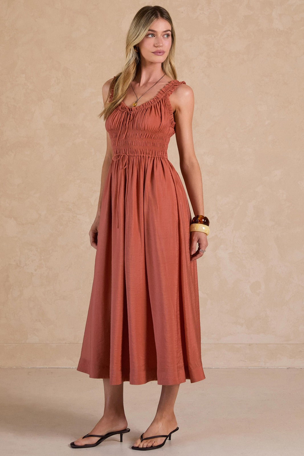 NYLAND Kisakye Sweetheart Neckline Dress