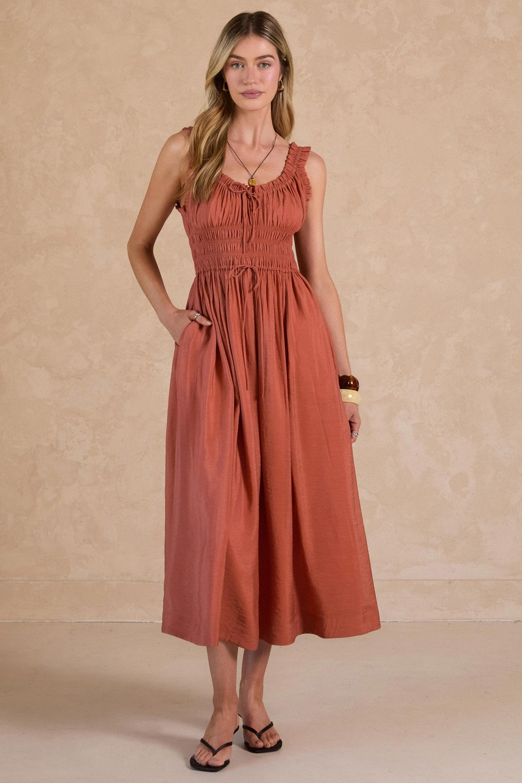 NYLAND Kisakye Sweetheart Neckline Dress