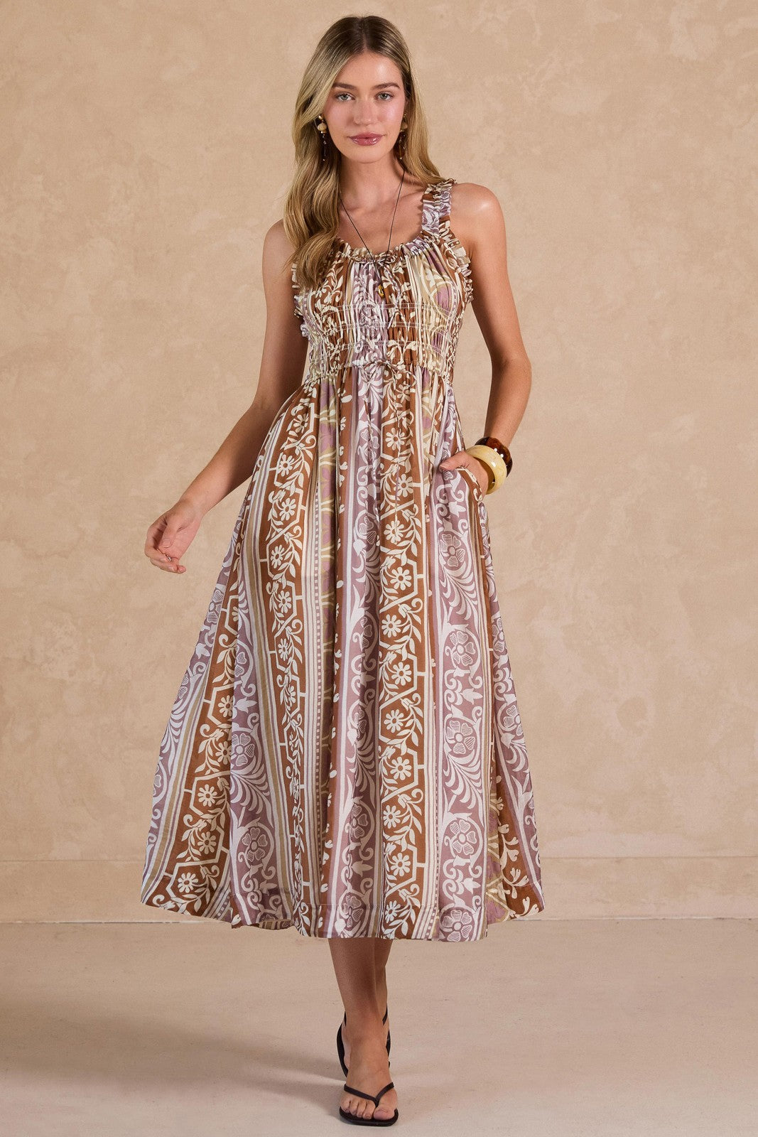 NYLAND Femi Sweetheart Neckline Dress