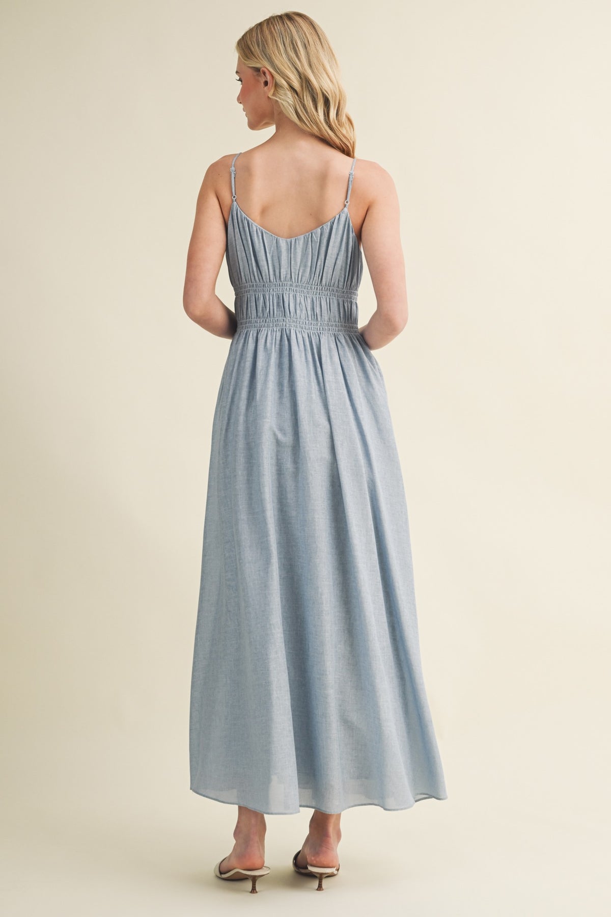 NYLAND Helia Linen Cami Dress