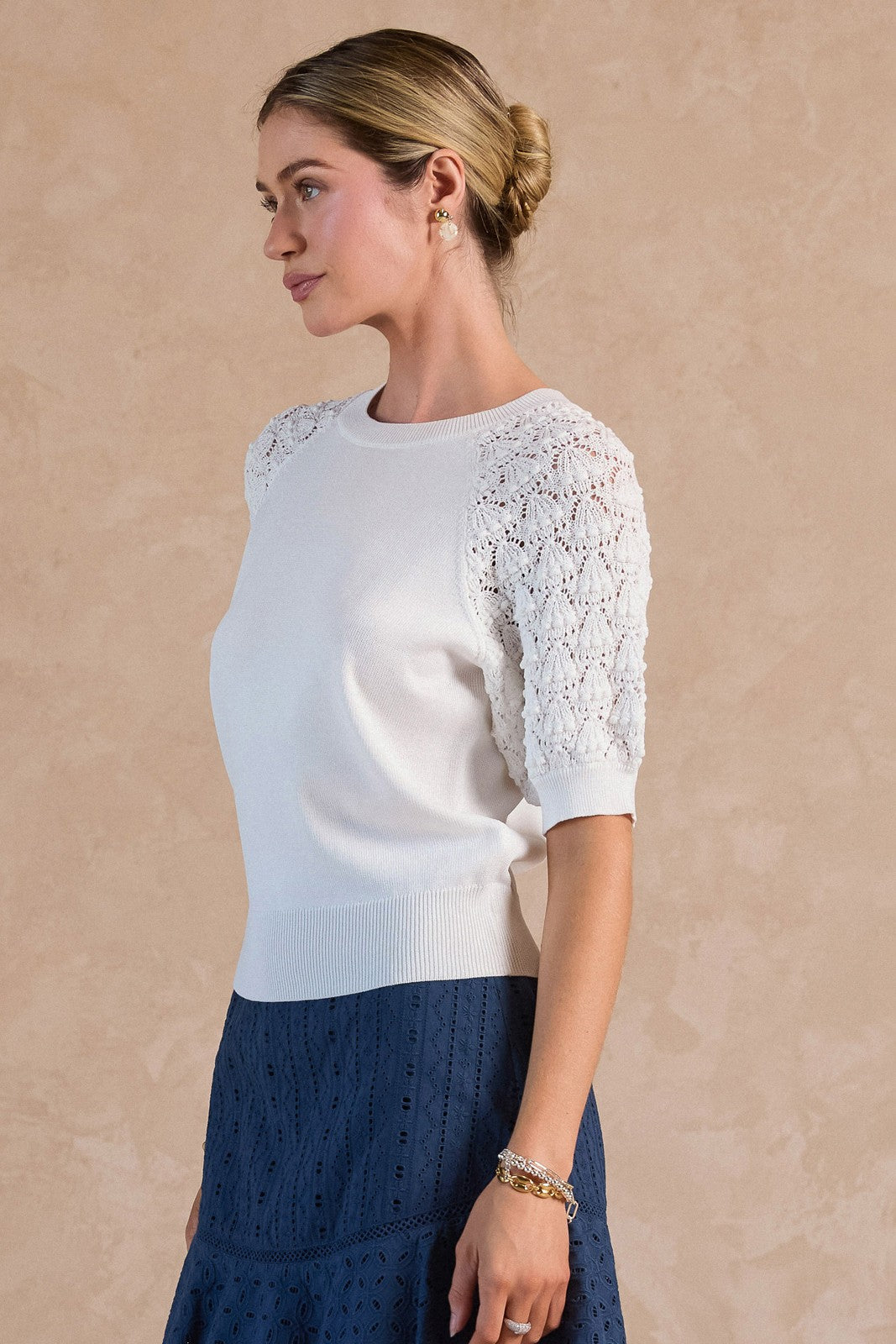 NYLAND Nunana Short Sleeve Sweater