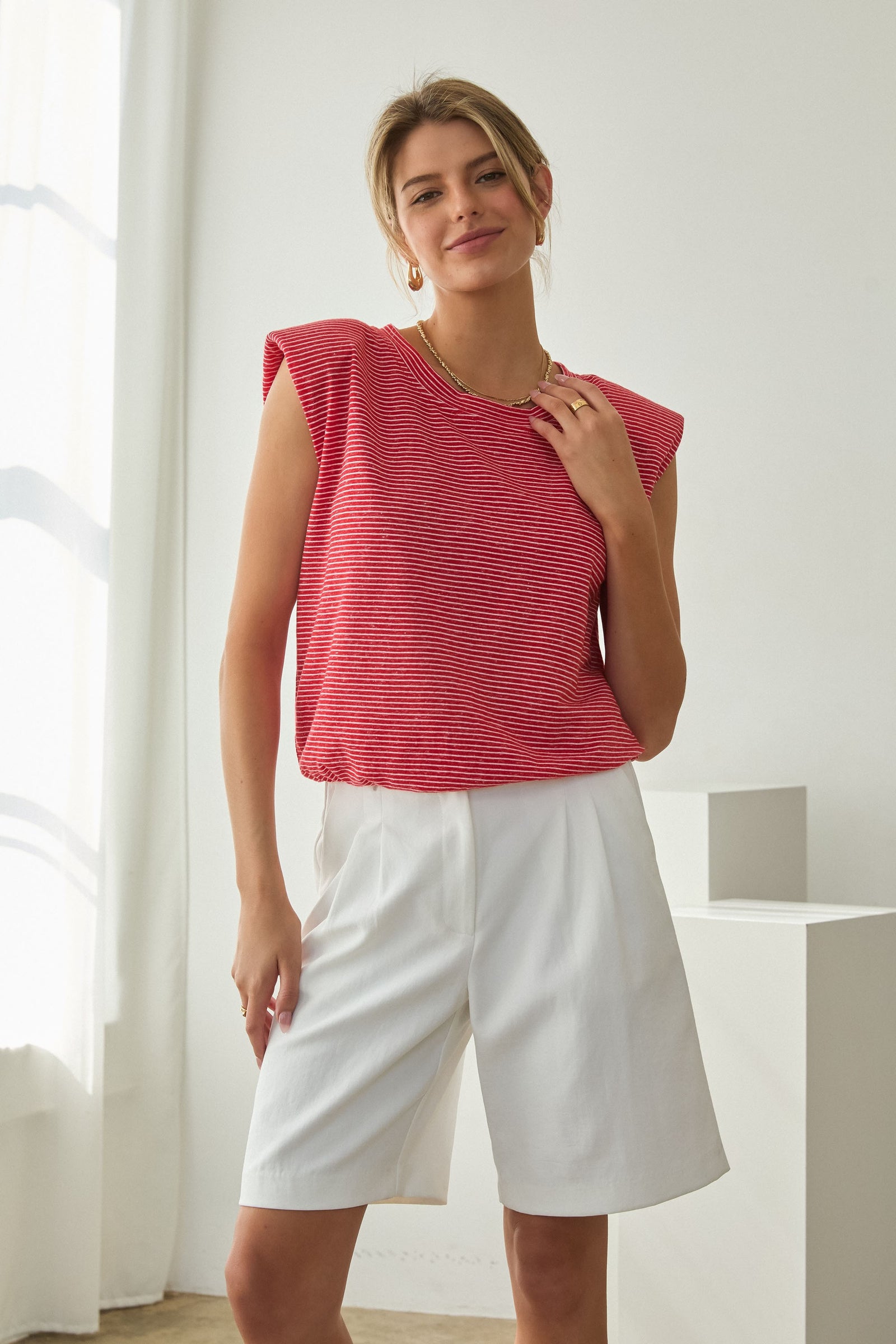 DEON Bubble Hem Top