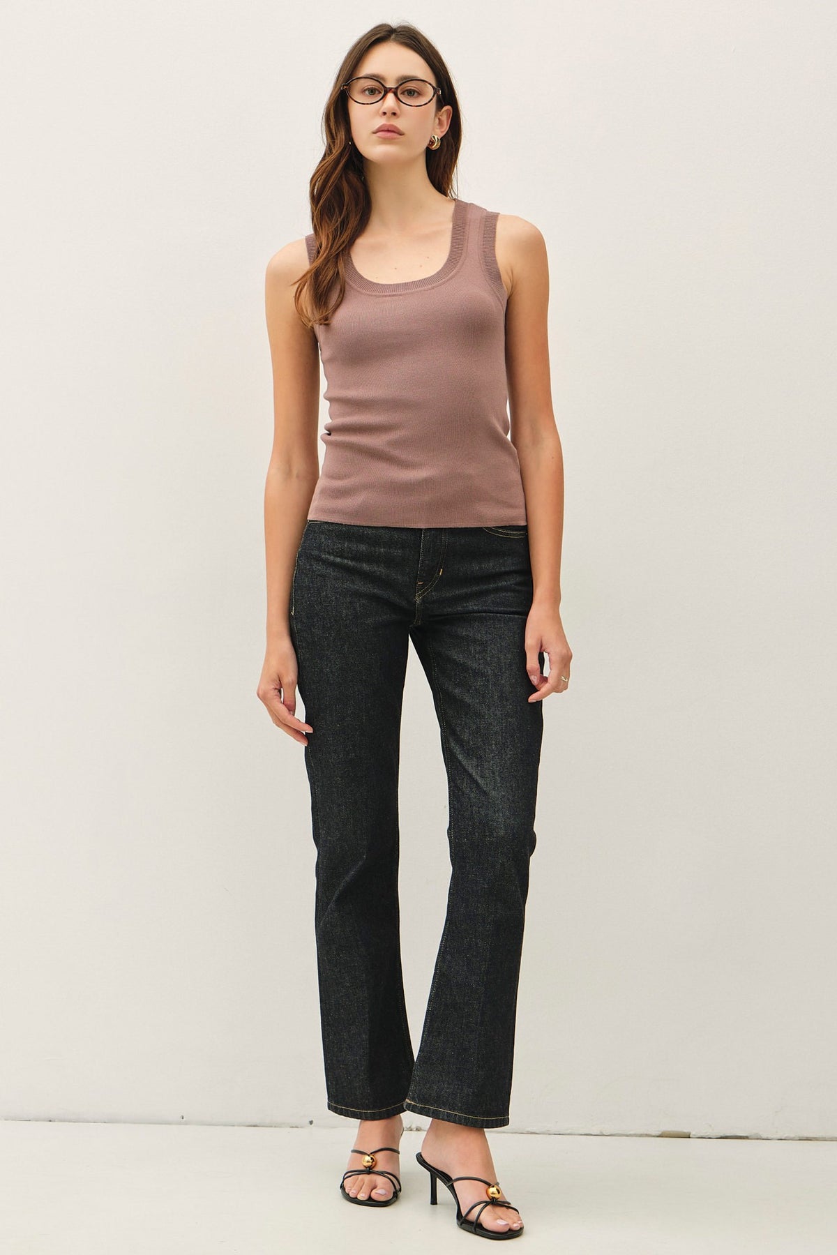 NYLAND Noemi Scoop Neck Sweater Tank