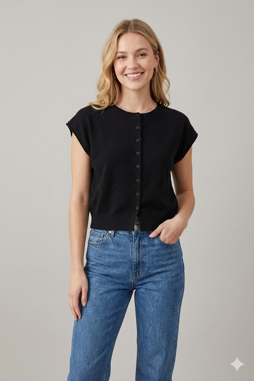 NYLAND Undine Sweater Black