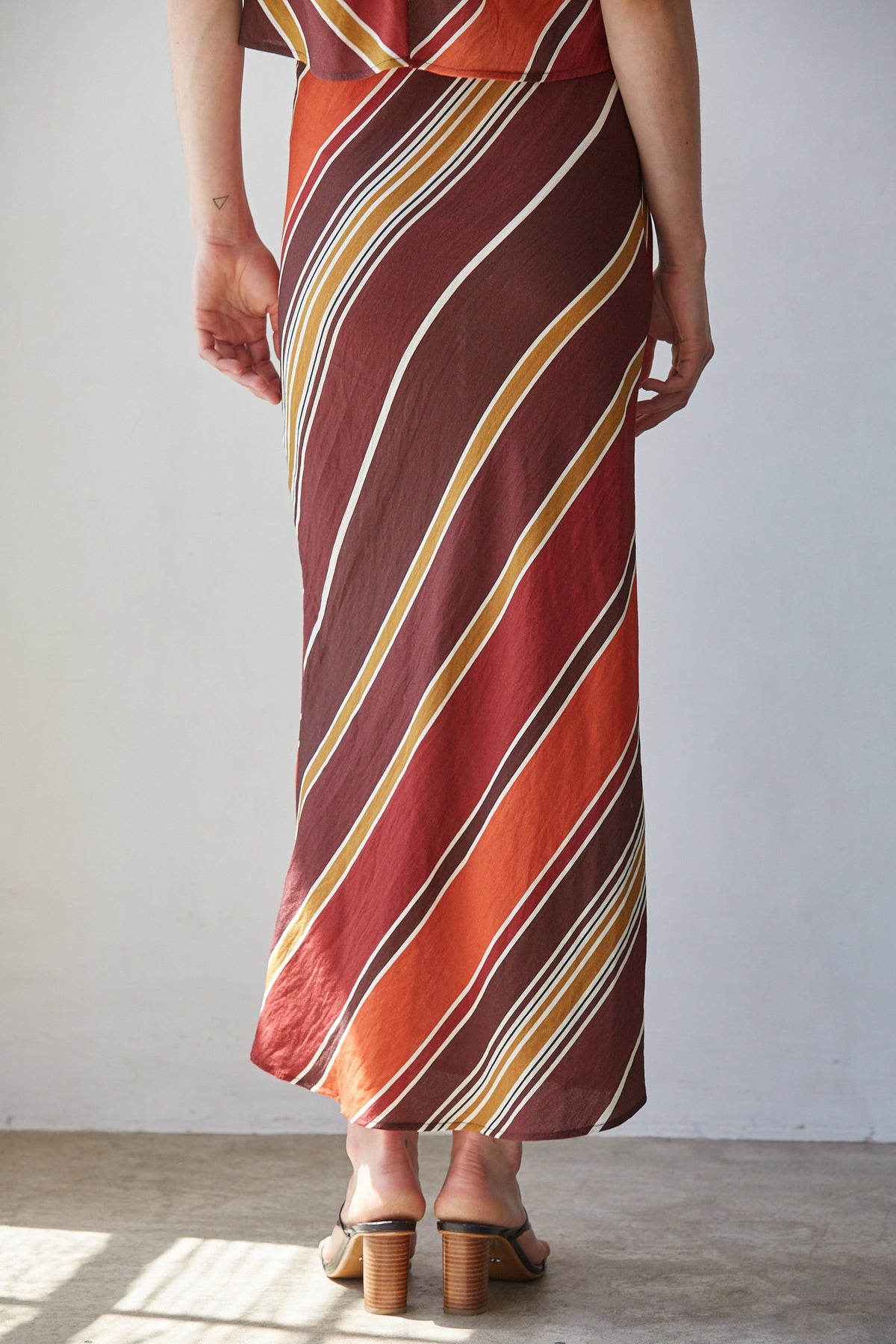 NYLAND Issey Striped Skirt