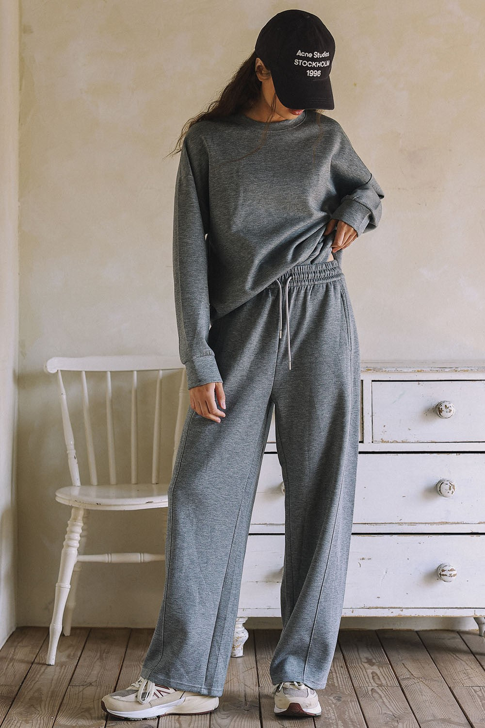 DEON Comfy Pant Melange Grey