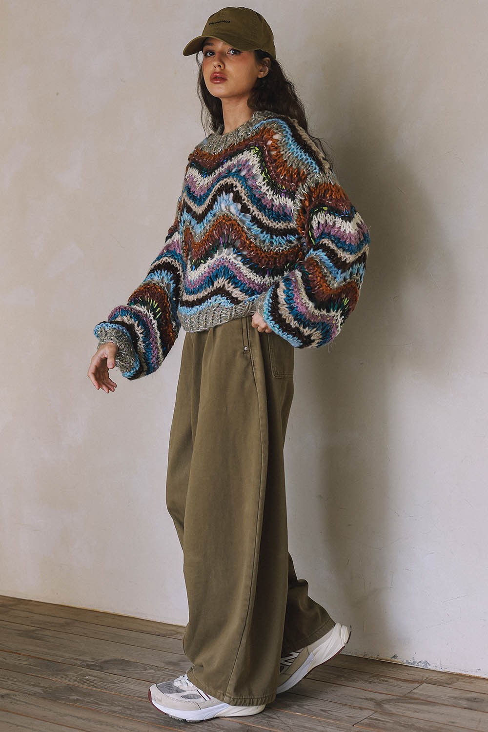 DEON Hand Knit Multicolor Sweater