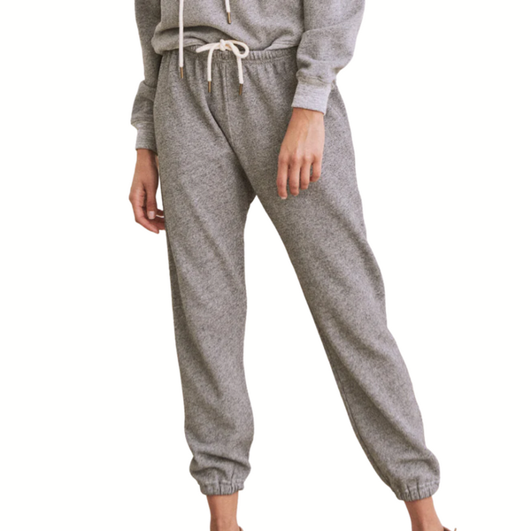 THE GREAT. The Stadium Sweatpant in Varsity Grey - Adorn