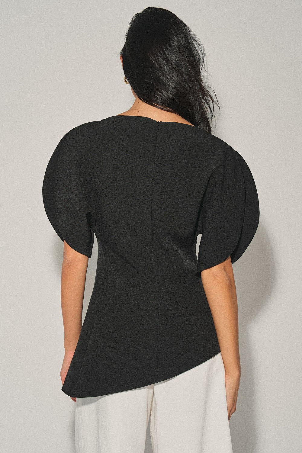 DEON Woven Balloon Sleeve Top