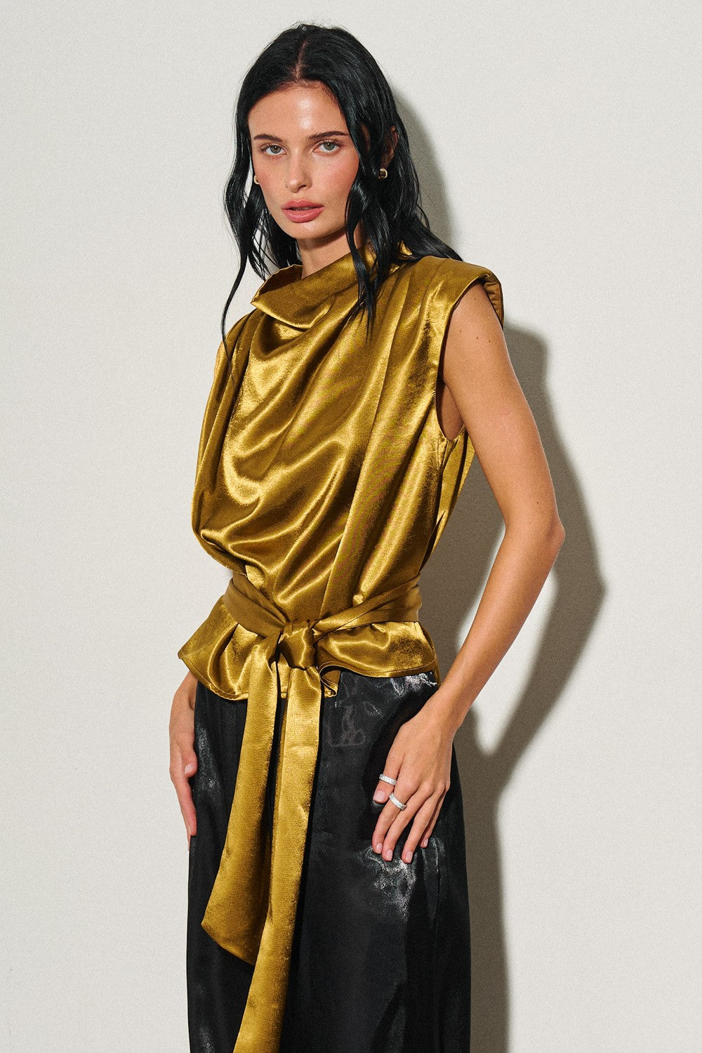 DEON Drape Satin Top