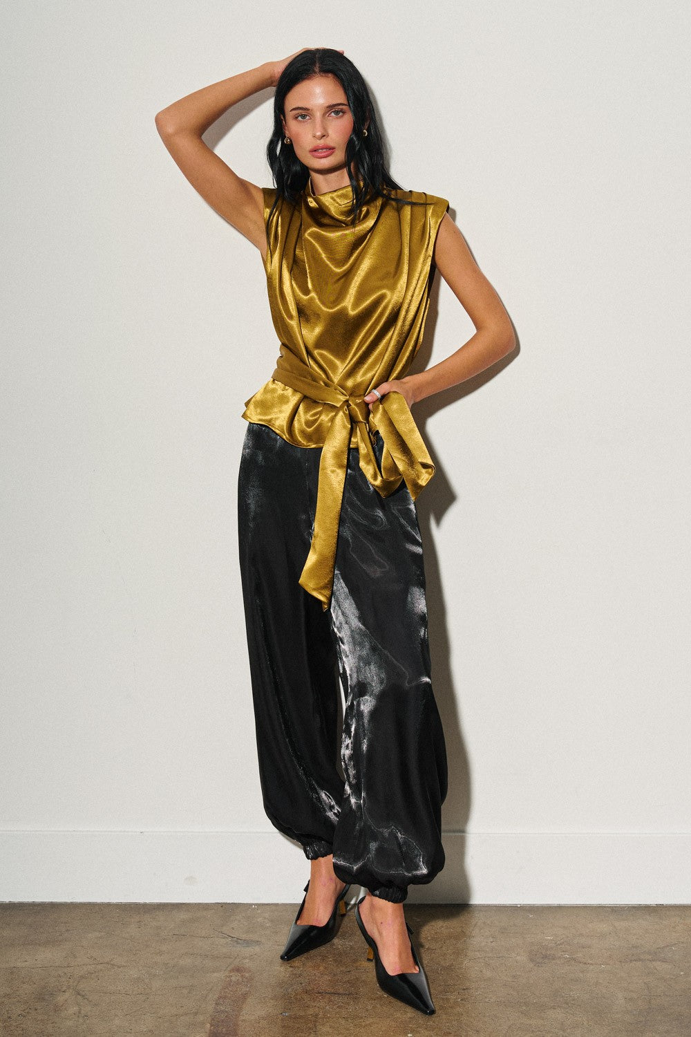 DEON Drape Satin Top