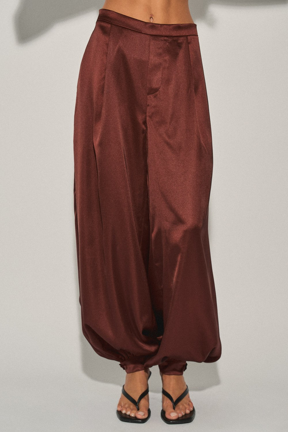 DEON Satin Balloon Harem Pants