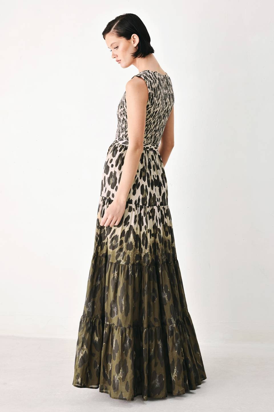 DEON Printed Tiered Maxi