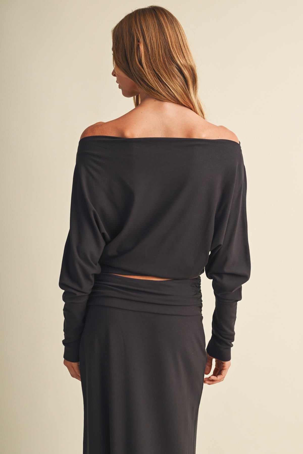 NYLAND Meara Open Shoulder Dolman Sleeve Top