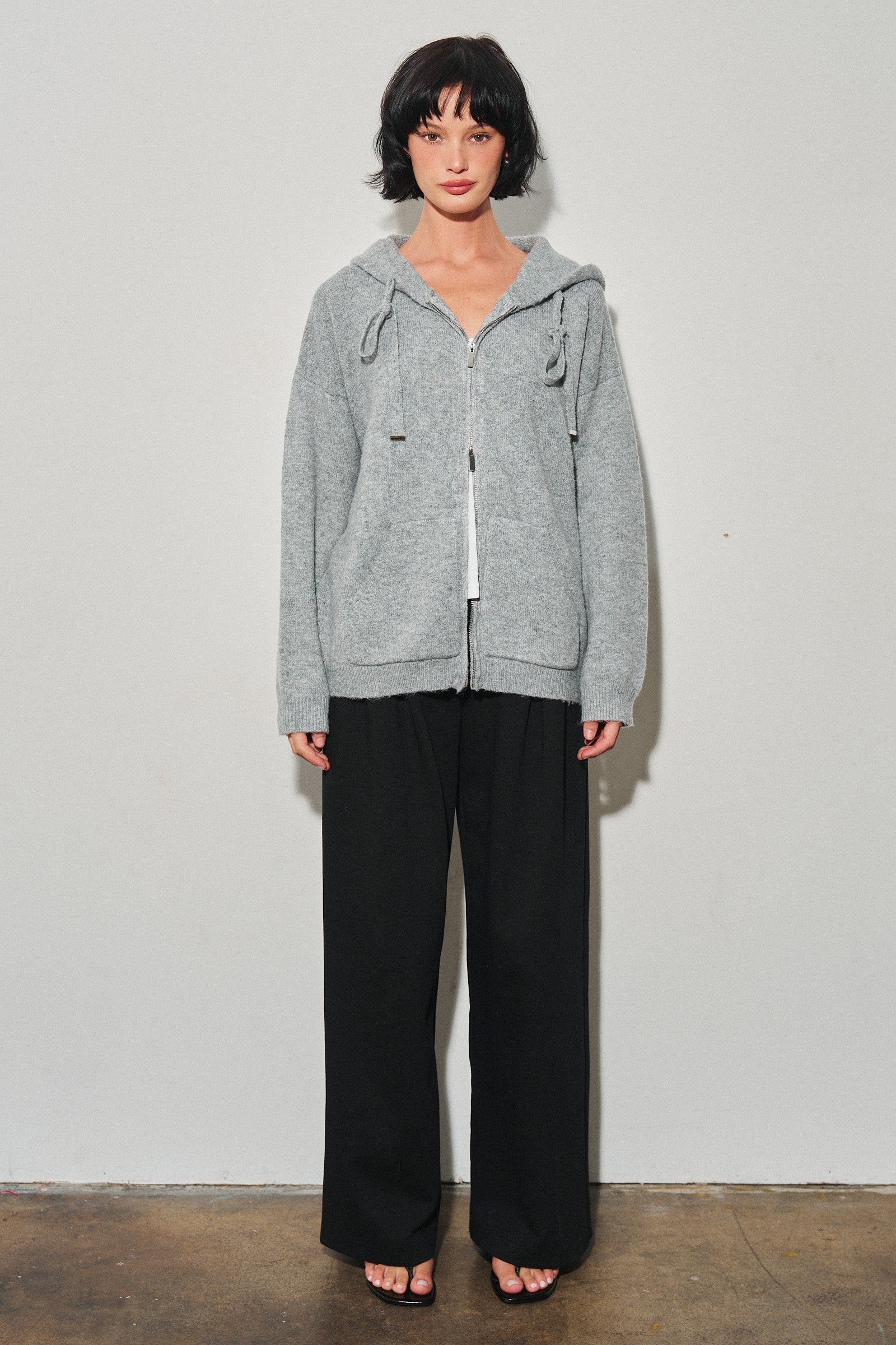 DEON Hoodie Sweater HEather Grey