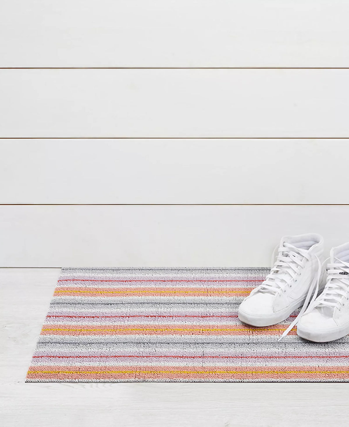 Chilewich Ribbon Stripe Shag Doormat 18x26