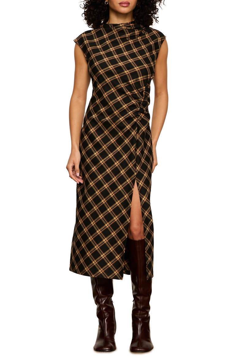 Sanctuary Autumn Edit Dress Autumn Goldie Plaid